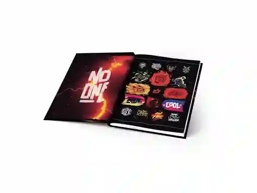 Cuaderno 95 Cosido Cuadros X 50 Masculino Con Sticker