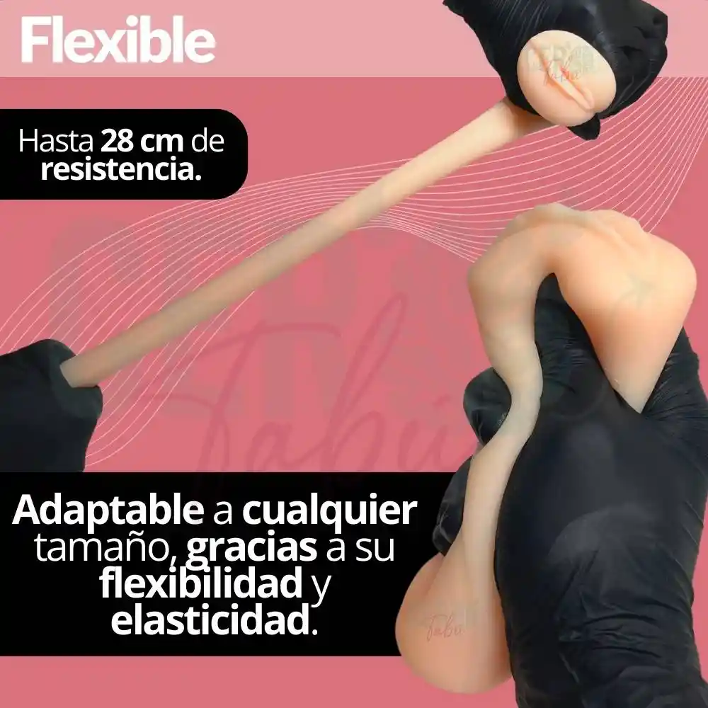 Vagina Consolador Masturbador Masculino Flexible Realista