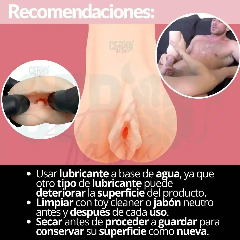 Vagina Consolador Masturbador Masculino Flexible Realista