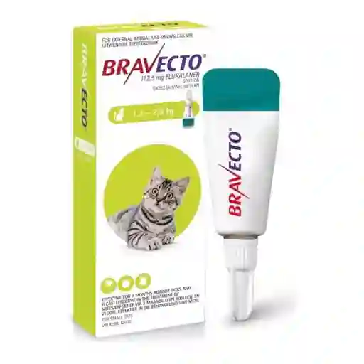 Bravecto Spot On Gatos 1.2kg - 2.8kg 0.4ml
