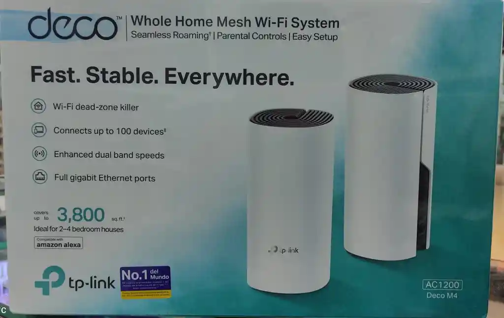 Tp-link, Sistema Wifi Malla Para El Hogar, Deco M4 (2-pack)