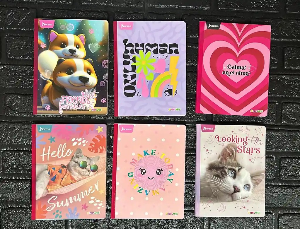 Cuaderno Cosido Cuadros Niña 100h Expresarte