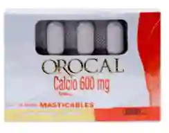 Orocal Calcio 600mg Tab. Masticable X Sobre