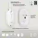 Mouse Bluetooth Multidispositivo Logitech Pebble 2 M350s, Blanco