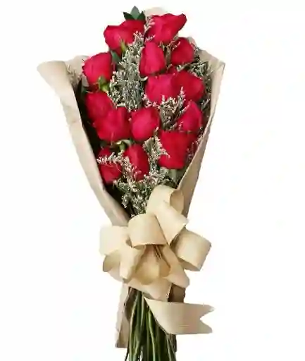 Flores De Rosas Rojas En Bouquet/ramo