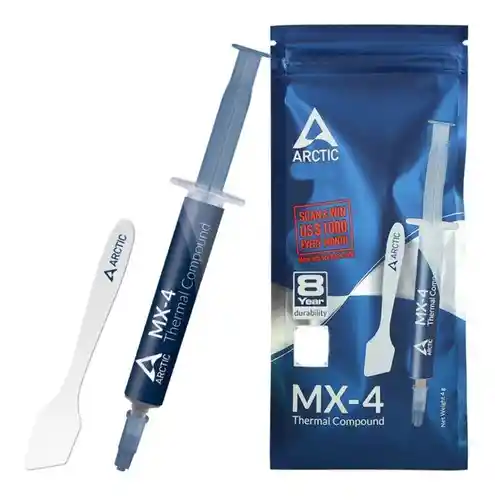 Pasta Térmica Disipadora Arctic Mx-4 4gramos Jeringa// No Conductiva No Capacitiva Ideal Gammer. Targetas Graficas