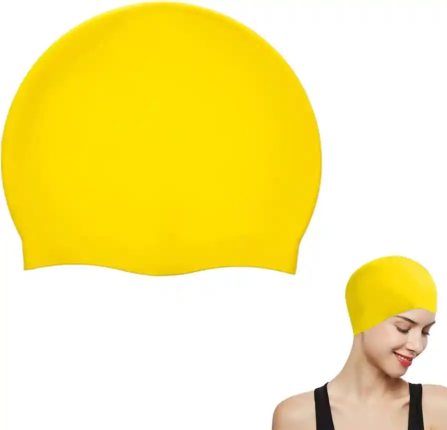 Gorros Natación Buceo Piscina Silicona Deporte