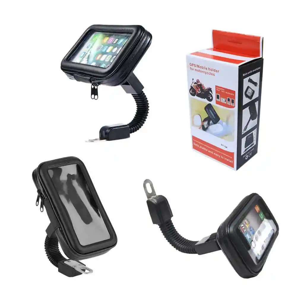 Estuche Para Celular Moto Soporte Impermeable Gps Holders