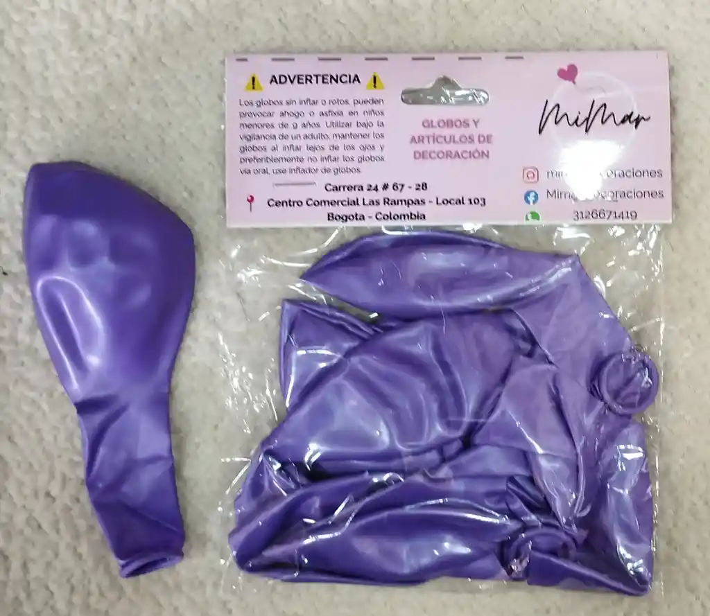 Bombas Satin Color Morado Claro