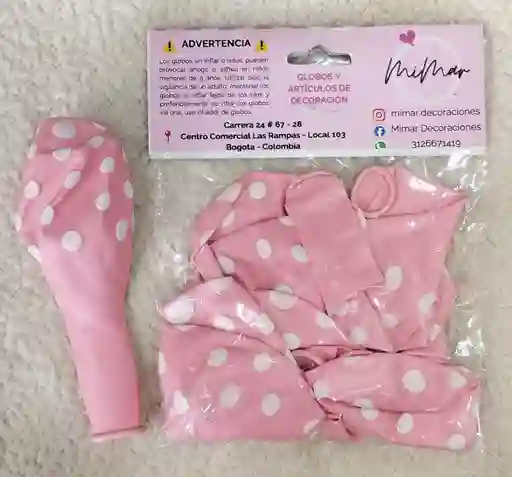 Bombas Polka Color Rosa