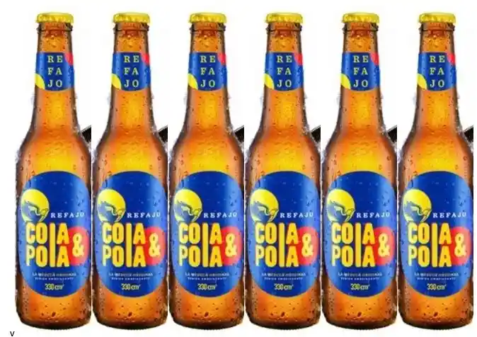 Six Pack Refajo Cola Y Pola 330 Ml