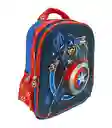 Kit X3 Maleta Capitan America Lonchera Cartuchera Niño Pqñ