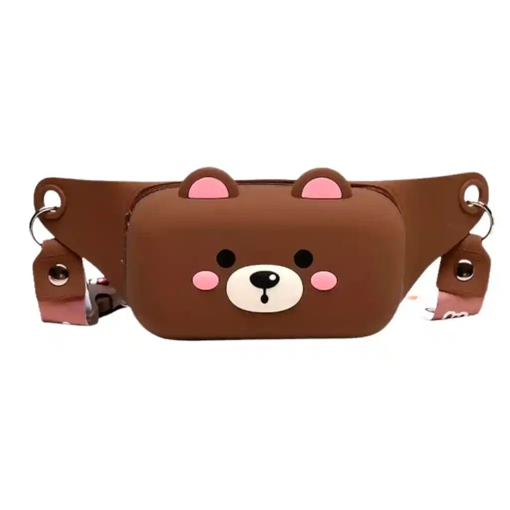 Canguro Bolso Silicona Diseños Exclusivos Impermeable Marron Diseños Aleatorios