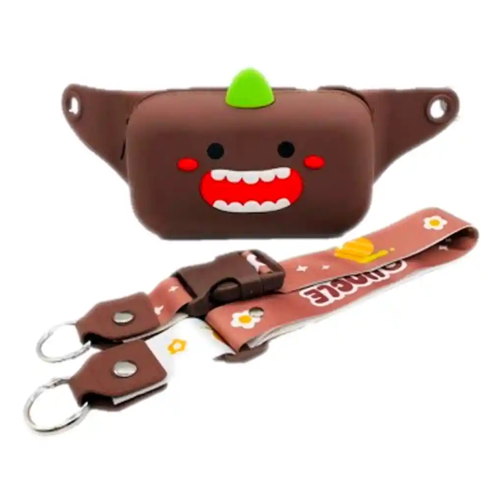 Canguro Bolso Silicona Diseños Exclusivos Impermeable Marron Diseños Aleatorios