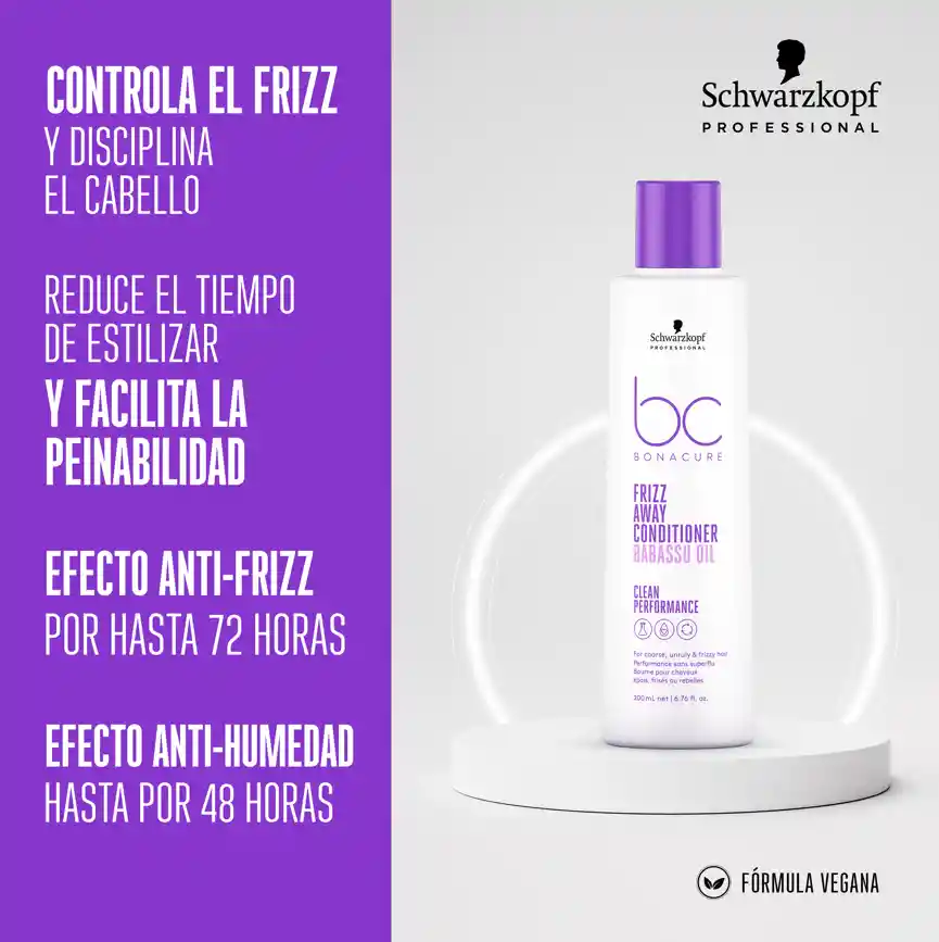 Shampoo Bonacure Frizz Away Fuera Frizz 1000ml