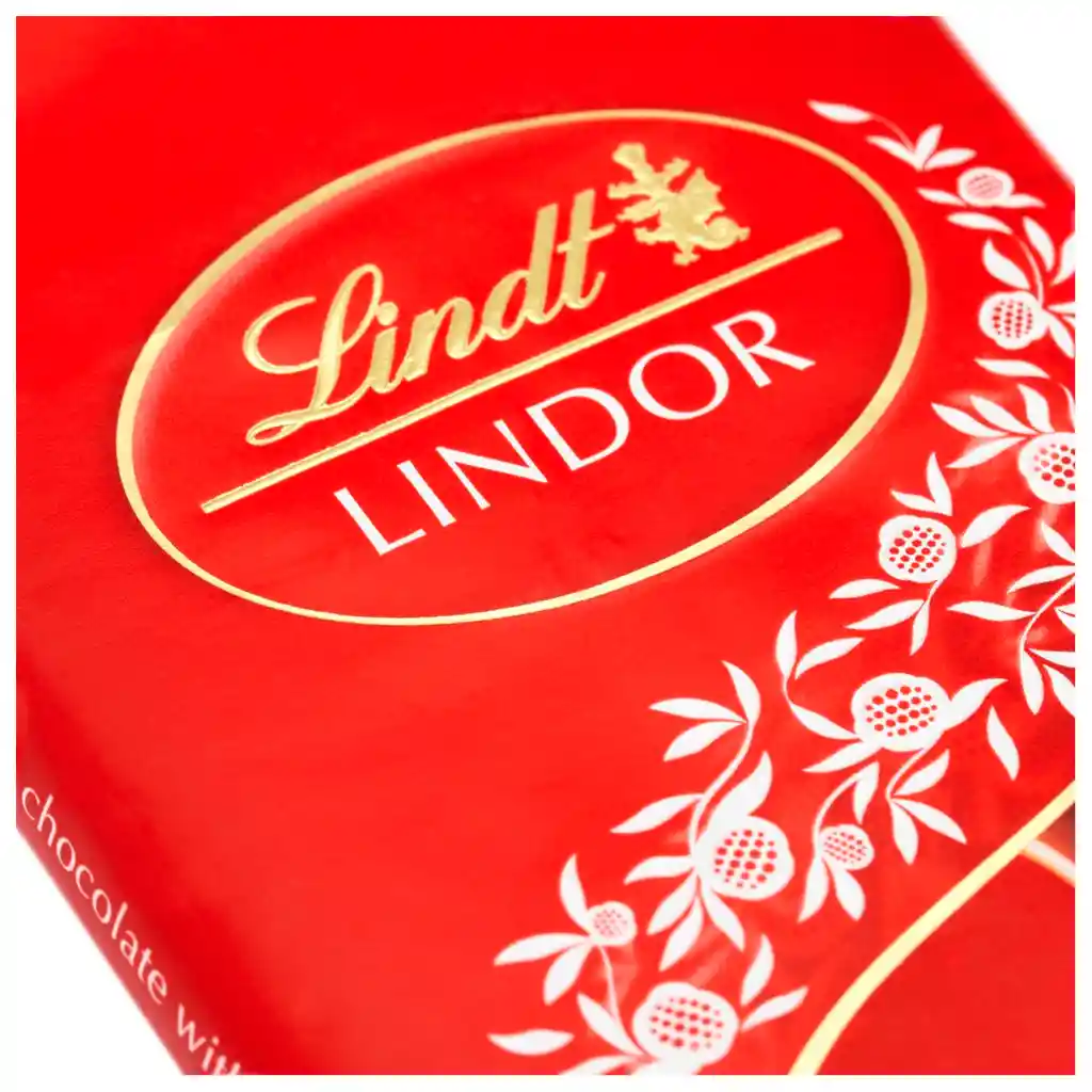 Chocolate Suizo Lindt Lindor Caja 100g Importado Leche Rojo