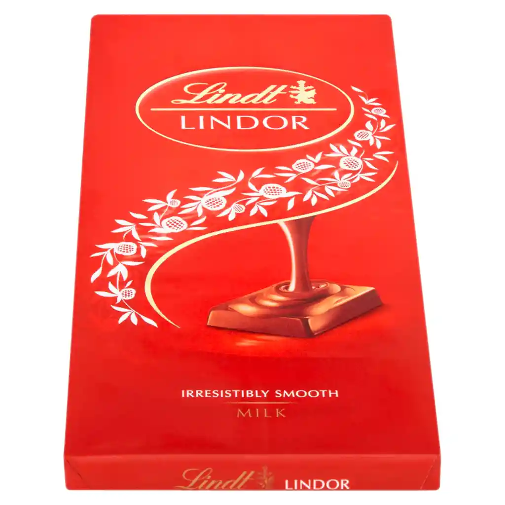 Chocolate Suizo Lindt Lindor Caja 100g Importado Leche Rojo