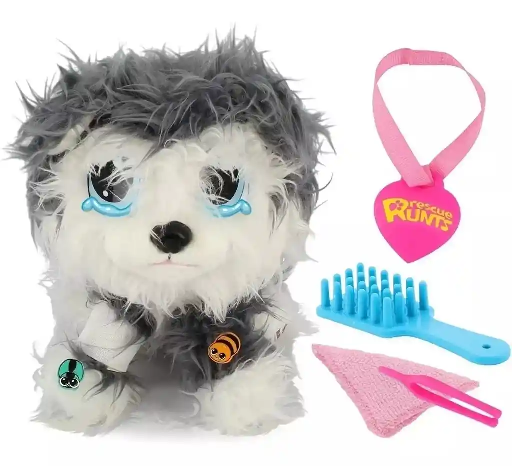 Perro De Peluche Husky Rescue Runts