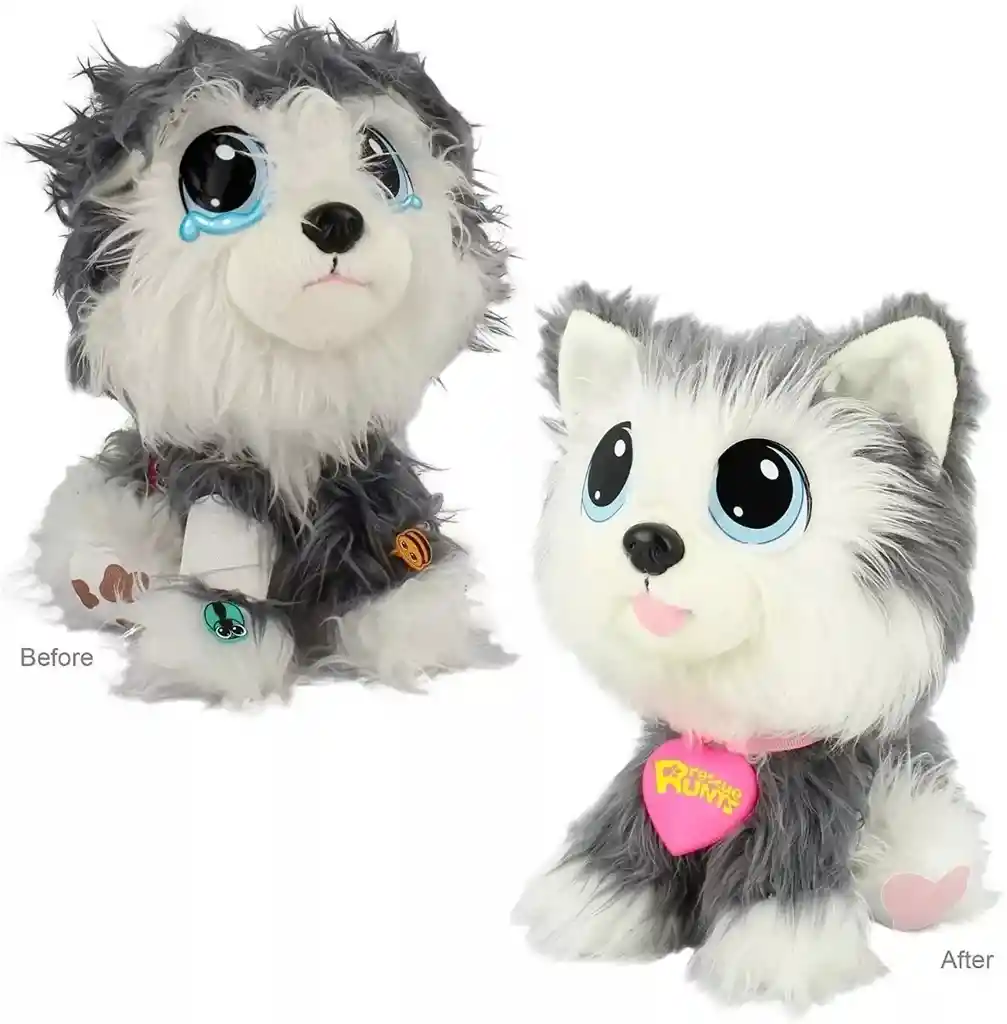 Perro De Peluche Husky Rescue Runts