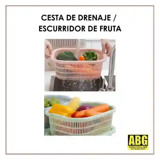 Cesta De Drenaje / Escurridor De Fruta (t23215-17)