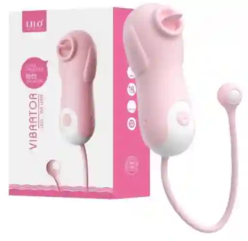 Vibrador Estimulador Lilo Clítoris Pezones Recargable Rosa