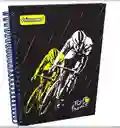 Cuaderno Pequeño Ref 85. Argollado 80 H Cuadros Primavera Hombre