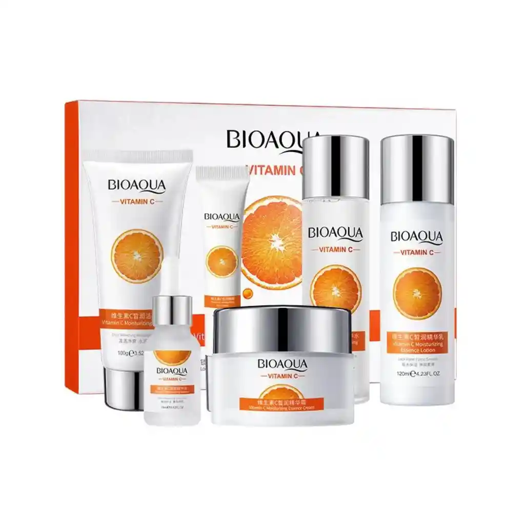 Kit Cuidado Facial Con Vitamina C Bioaqua