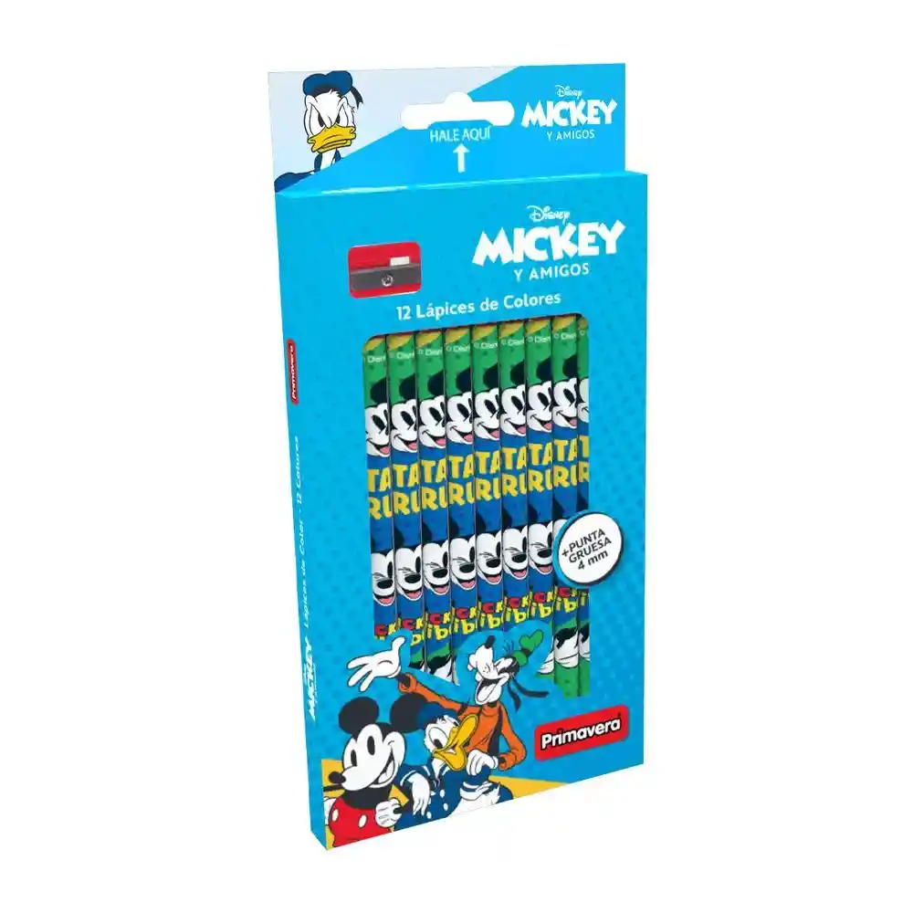 Colores Primavera X 12 Unidades Mickey