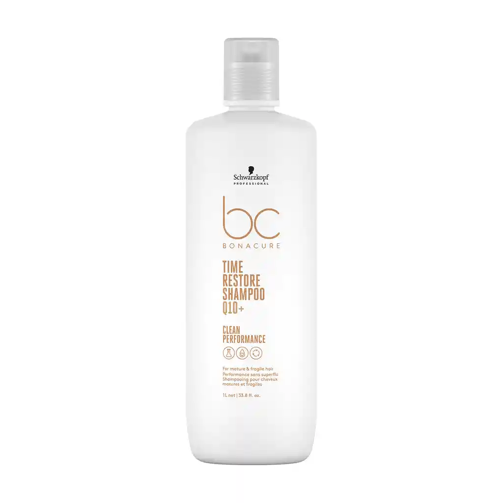 Shampoo Bonacure Time Restore Para Cabellos Maduros 1000ml