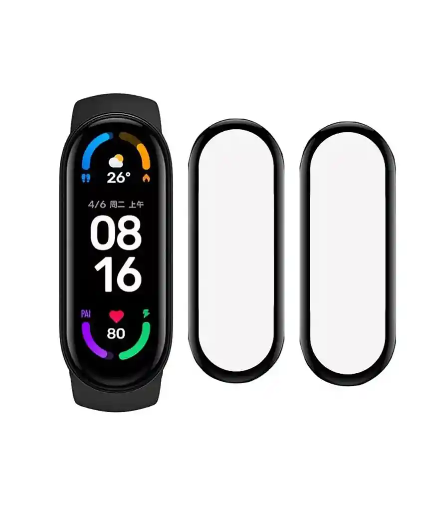 2 Und Protector Vidrios Cerámicas Para Xiaomi Band 8