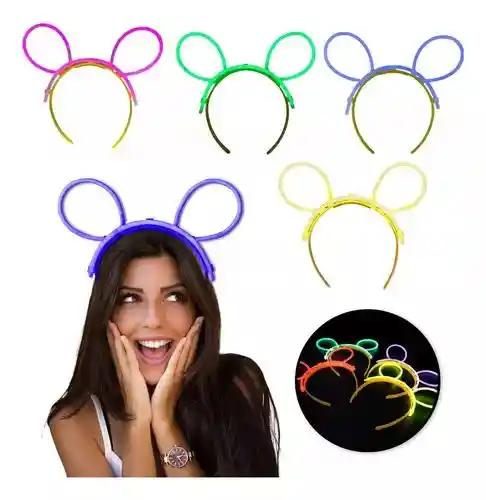 Diadema Neon Accesorio Para Fiesta