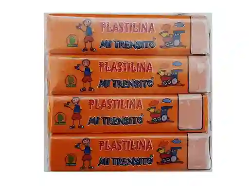 Plastilina 55 Gramos Mi Trencito Naranja