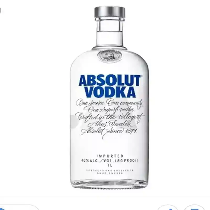 Vodka Absolut 1000ml