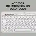 Teclado Bt Multidispositivo Logitech Pebble Keys 2 K380s, Blanco