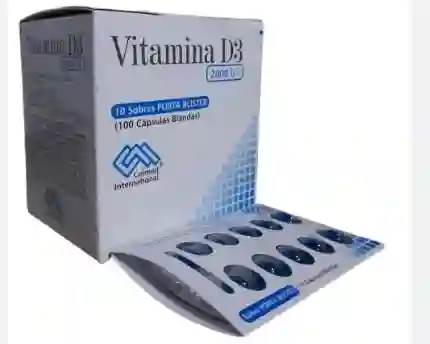 Vitamina D3 2000 U.i. Capsula Blanda X Blister