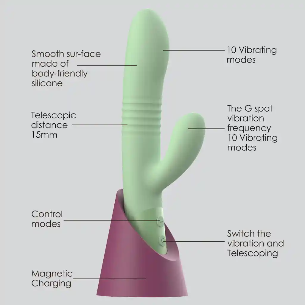 Vibrador Doble Estimulación Hailey