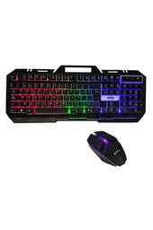 Combo Teclado + Mouse Seisa Dn-k77 Led Rgb Gamer Usb