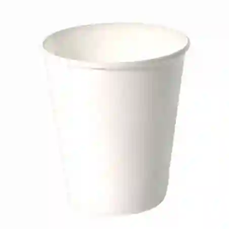 Vaso Cartón 9onz Blanco X40 Unidades