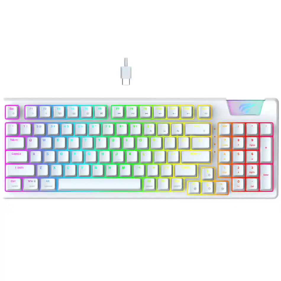 Teclado Mecánico Gamer Al 75% Gamenote Kb885l Retroiluminado Rgb