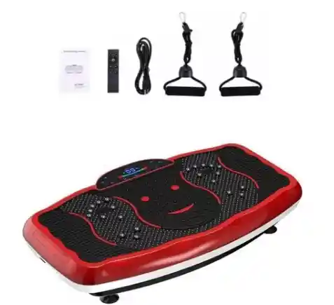 Plataforma Powerfit Vibratoria Bluetooth Banda Resistencia