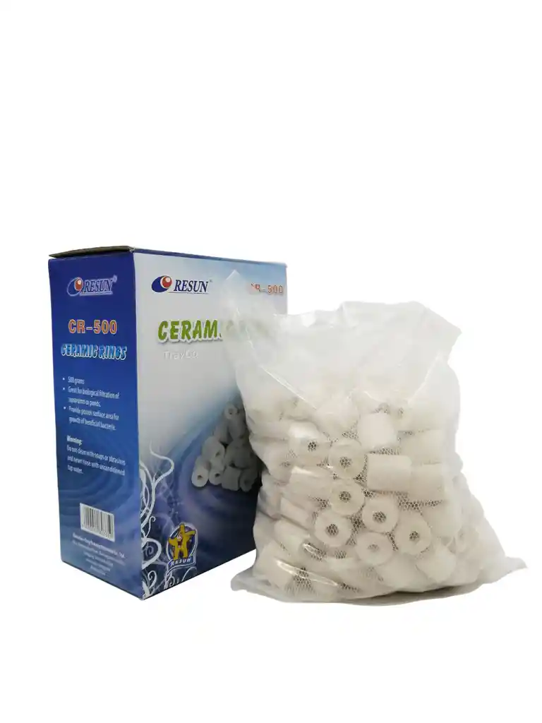 Cr-500 Canutillos Cerámica Acuarios Material Filtrante 50g