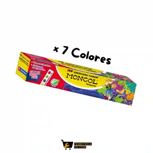 Temperas De Colores Set X 7