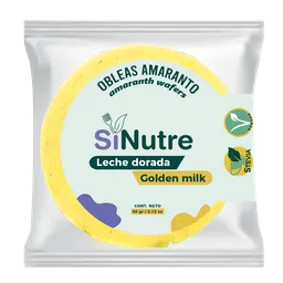 Obleas De Amaranto Golden Milk - Sinutre 60g