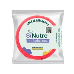 Obleas De Amaranto Frutos Rojos - Sinutre 60g