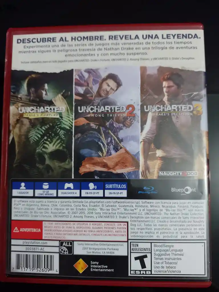 Uncharted The Nathan Drake Collection Ps4