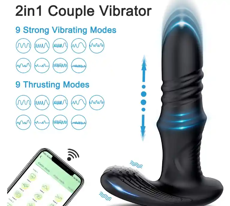 Prostata Vibrador Bluetooth Manejo Por App A Distancia Virtual