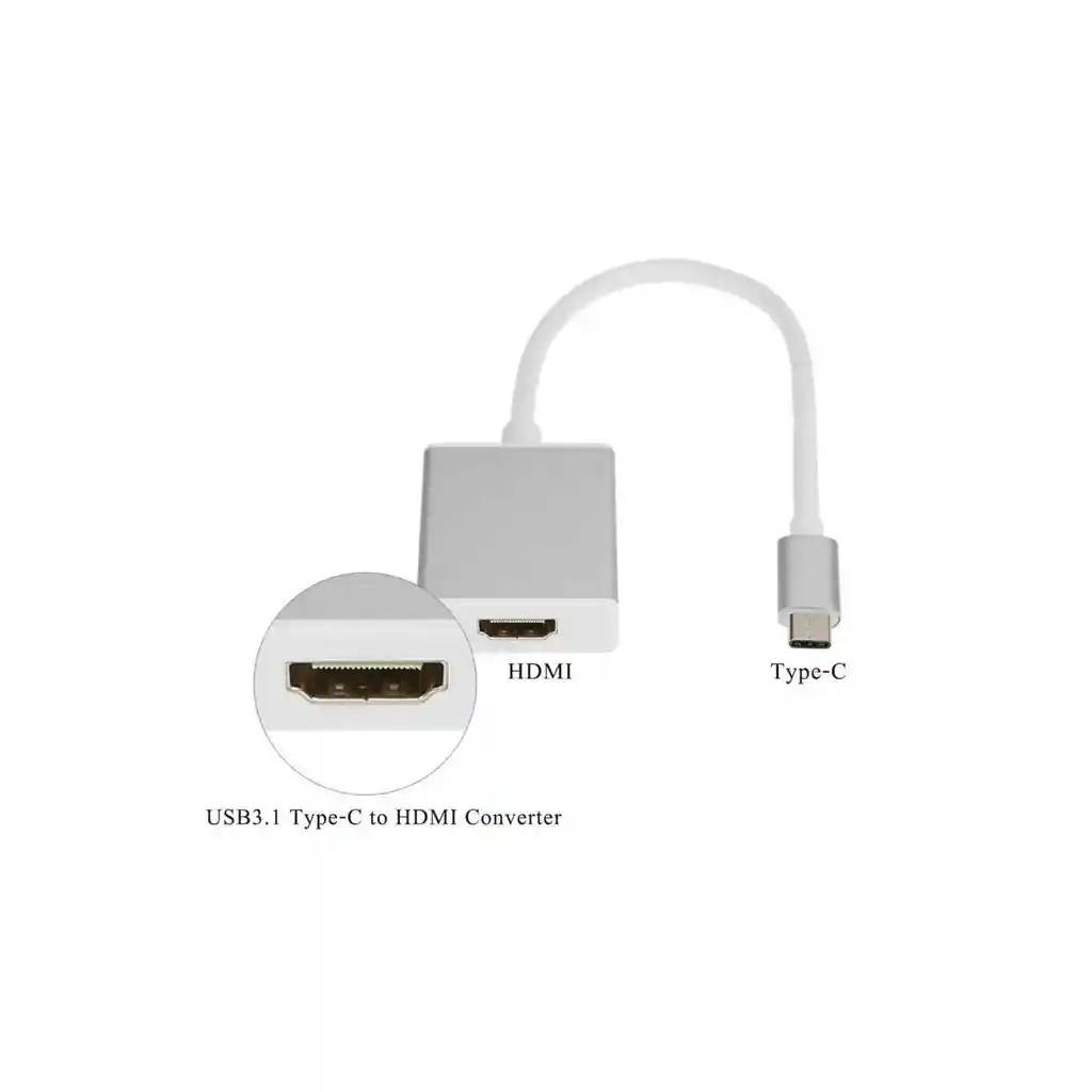 Adaptador Tipo Usb-c A Hdmi 4k
