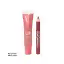 Kit X 2 Para Labios Gloss Y Delineador L.a. Colors