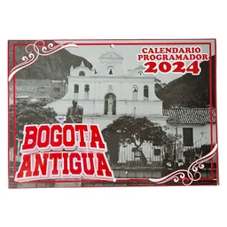 Almanaque Calendario Programador Bogotá Antigua 2024