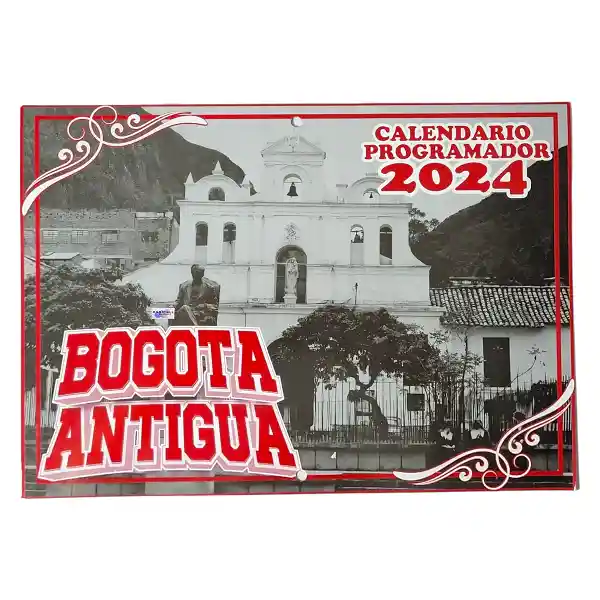 Almanaque Calendario Programador Bogotá Antigua 2024